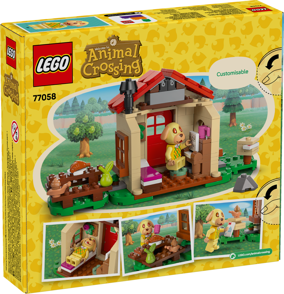 boîte LEGO Animal Crossing 77058 La Maison Douillette de Mirza