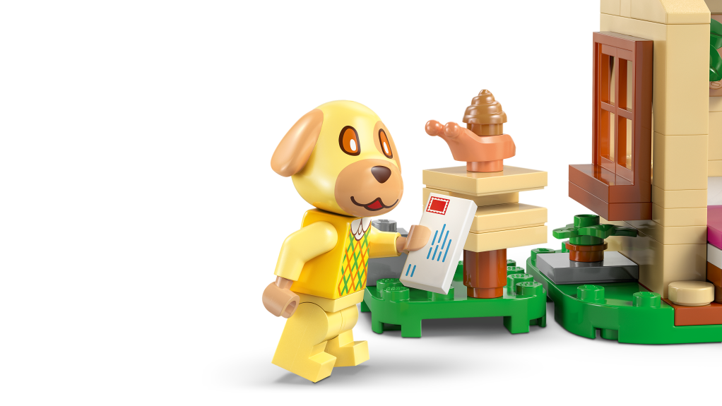 détails LEGO Animal Crossing 77058 La Maison Douillette de Mirza