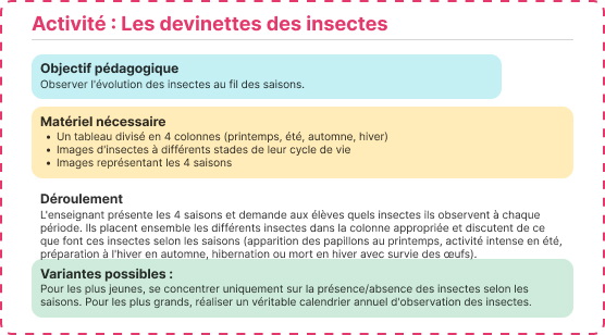 devinette insecte