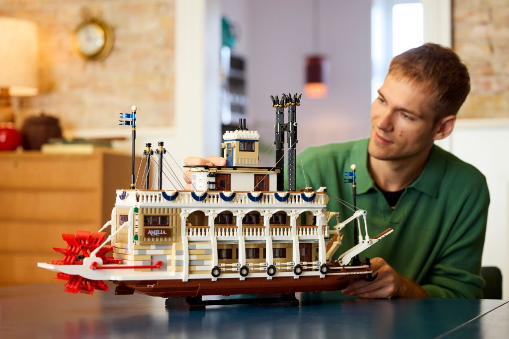 LEGO Ideas 21356 Le bateau à vapeur du Mississippi