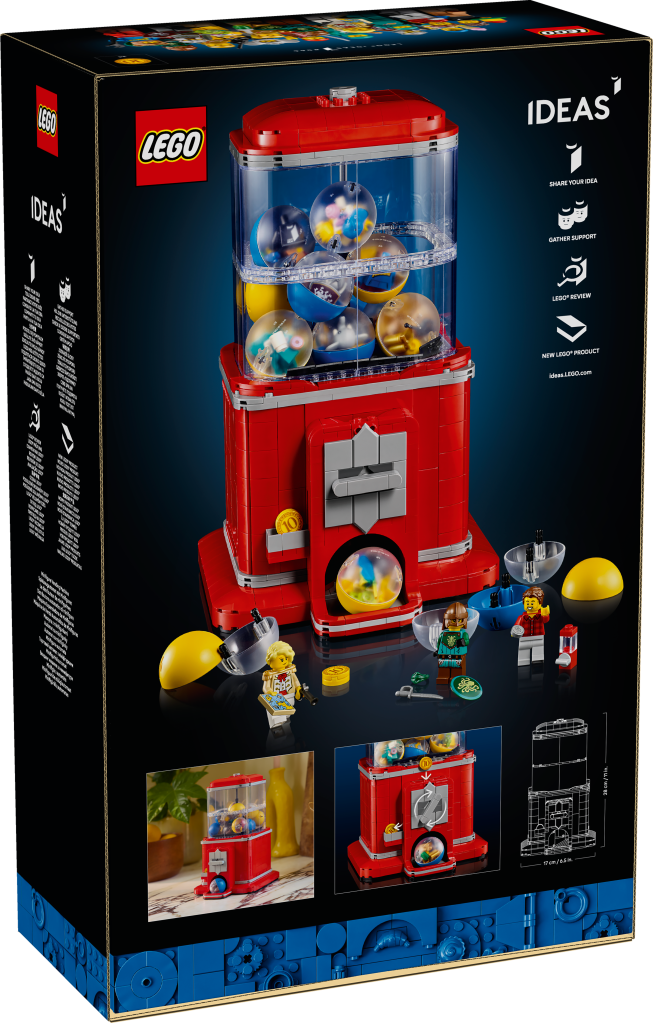 boîte LEGO Ideas 21358 – Le Distributeur de Minifigurines