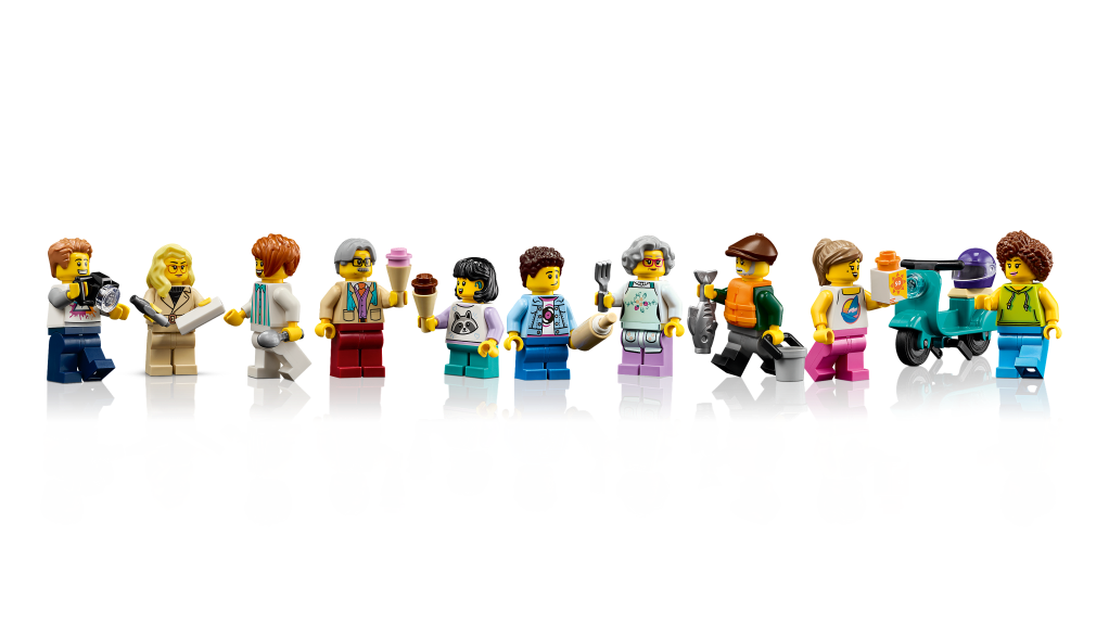personnages LEGO 21359 Ideas Riviera Italienne