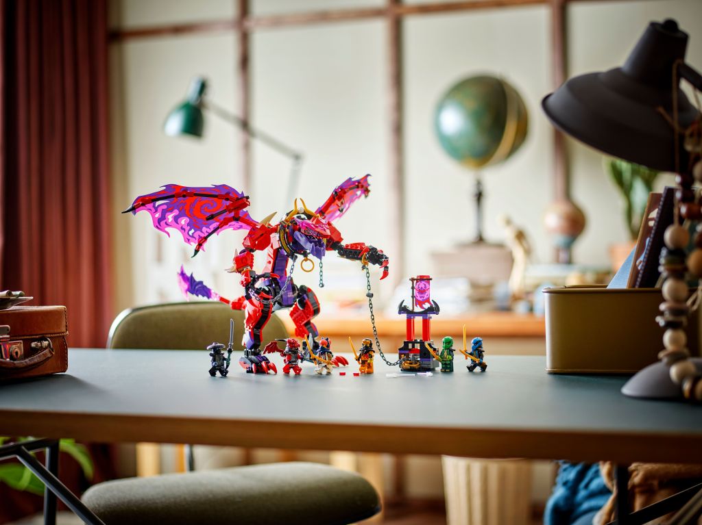 décoration LEGO Ninjago 71832 Croc-de-tonnerre : le dragon du chaos