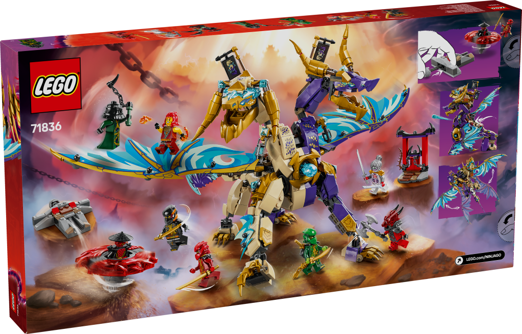 boîte LEGO Ninjago 71836 Arc : le dragon de la concentration