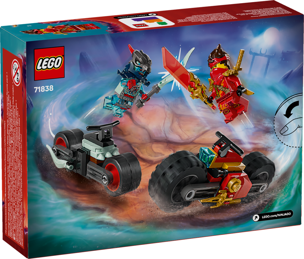 boîte LEGO NINJAGO 71838 Kai et la course de motos