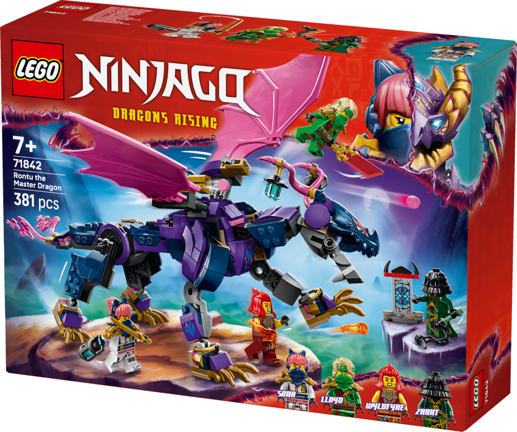 boîte LEGO NINJAGO 71842 Rontu le maître Dragon