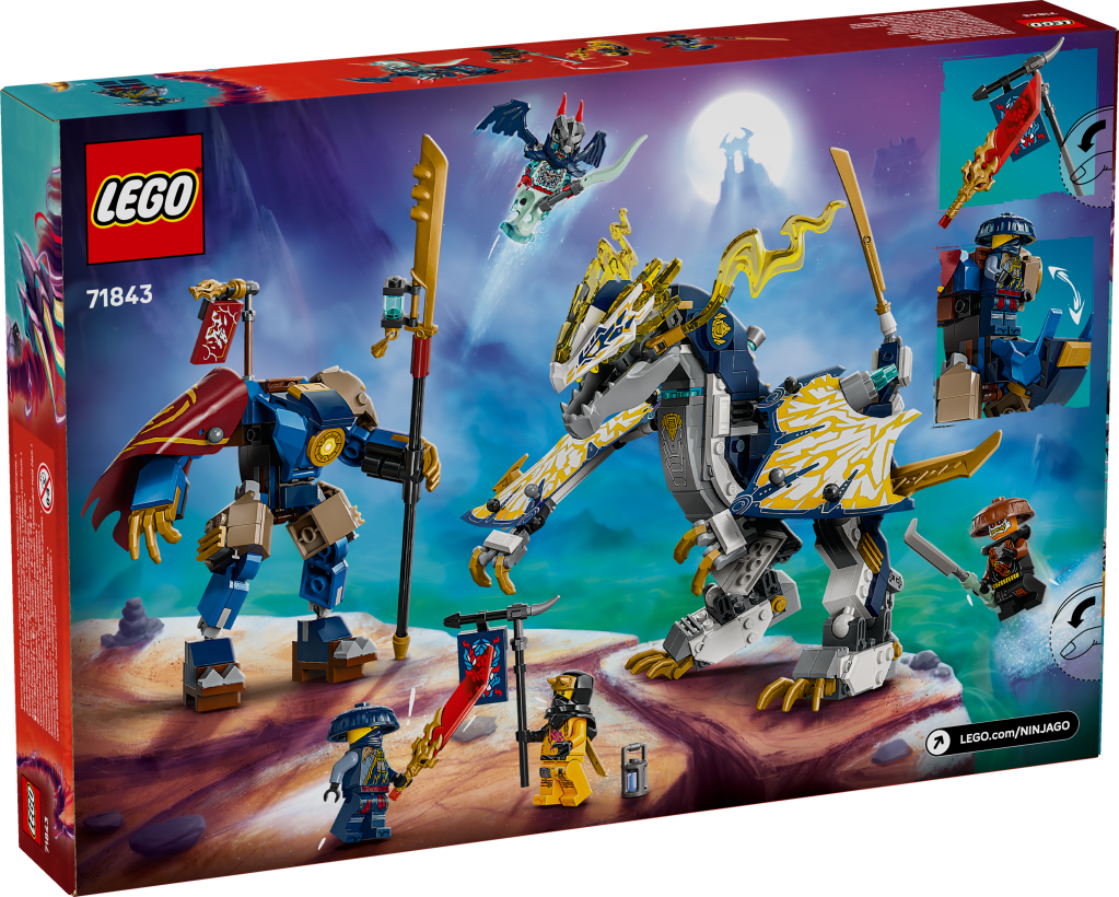 boîte LEGO NINJAGO 71843 Le robot dragonnier de Rogue