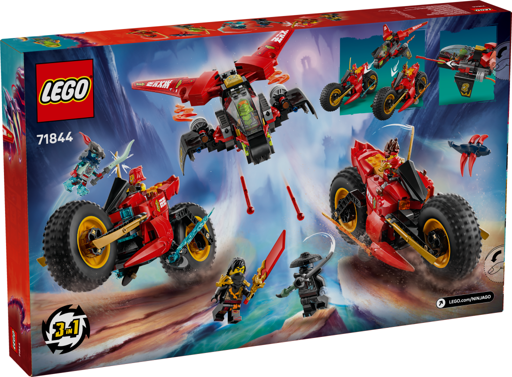 boîte LEGO NINJAGO 71844 Le véhicule de combat des Ninjas