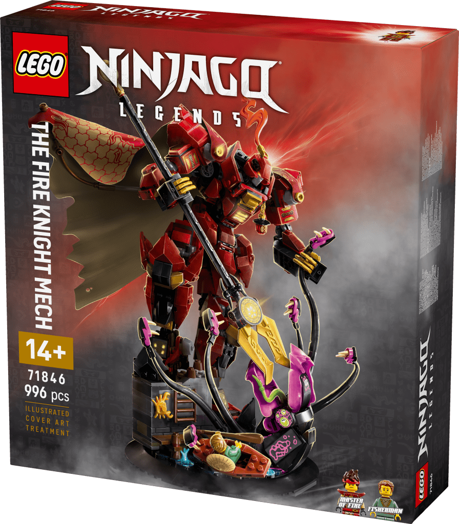 boîte LEGO NINJAGO 71846 Le robot du chevalier de feu
