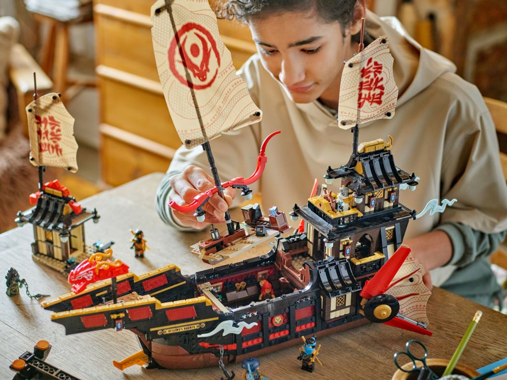 détails LEGO NINJAGO 71848 Le temple Bounty