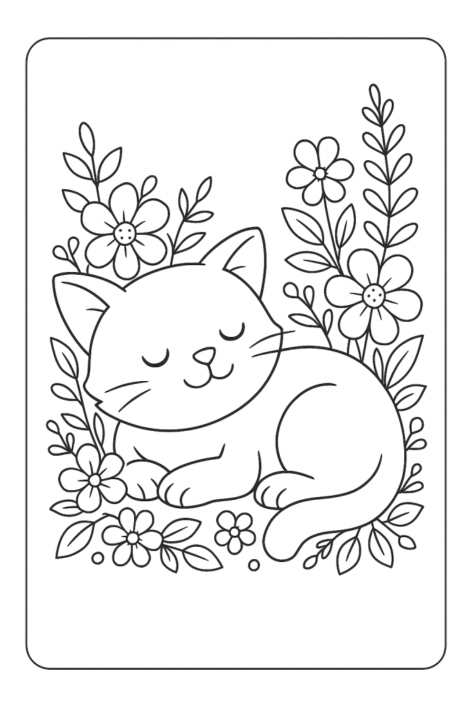dessins chat à imprimer
