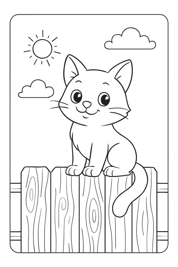 dessins chat et chaton à imprimer