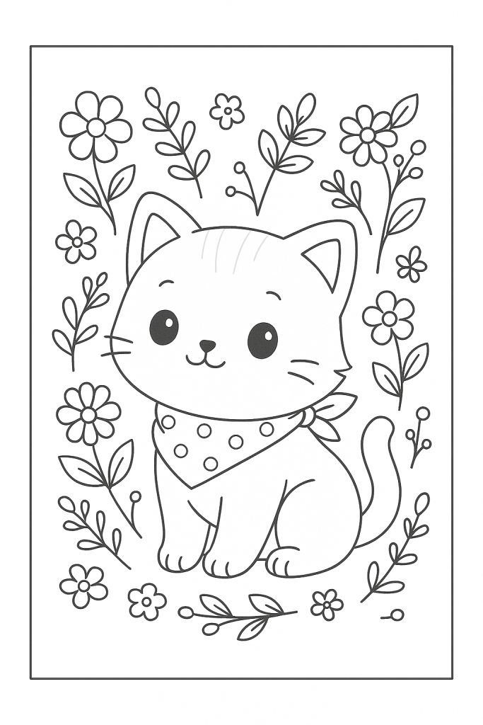 dessins chat et chaton à imprimer