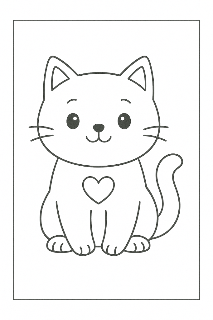 dessins chat et chaton à imprimer