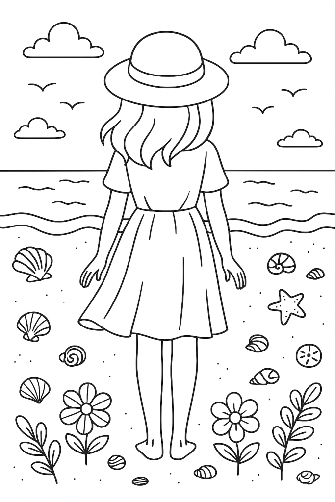 coloriage fête des mères