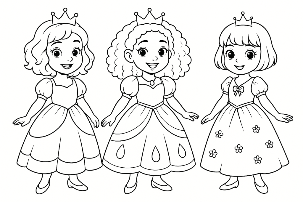 coloriage princesses