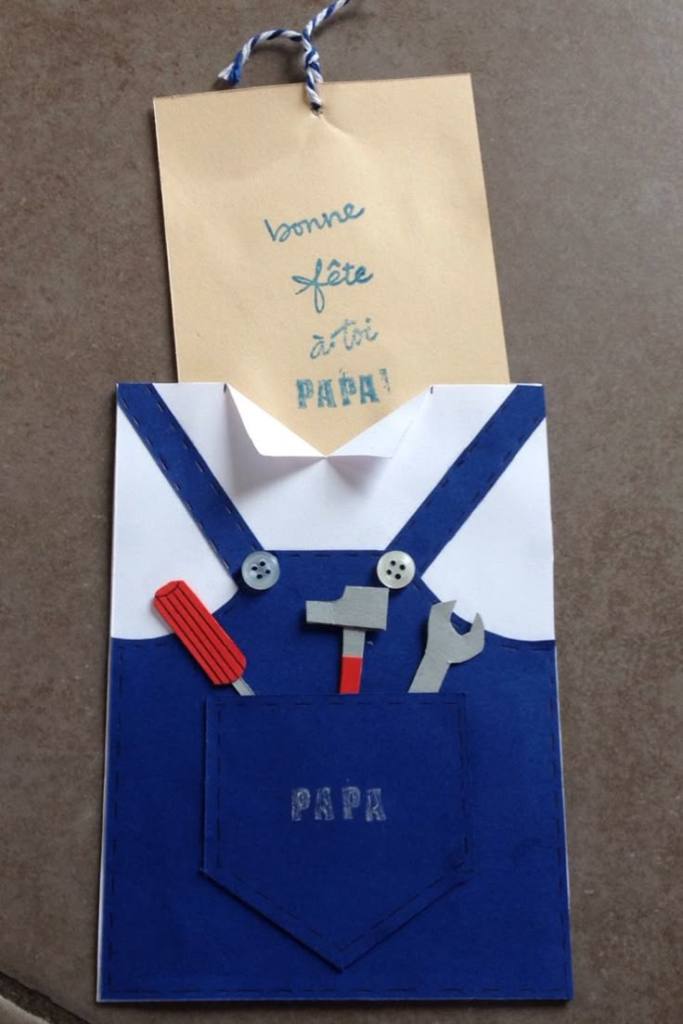 DIY carte super papa