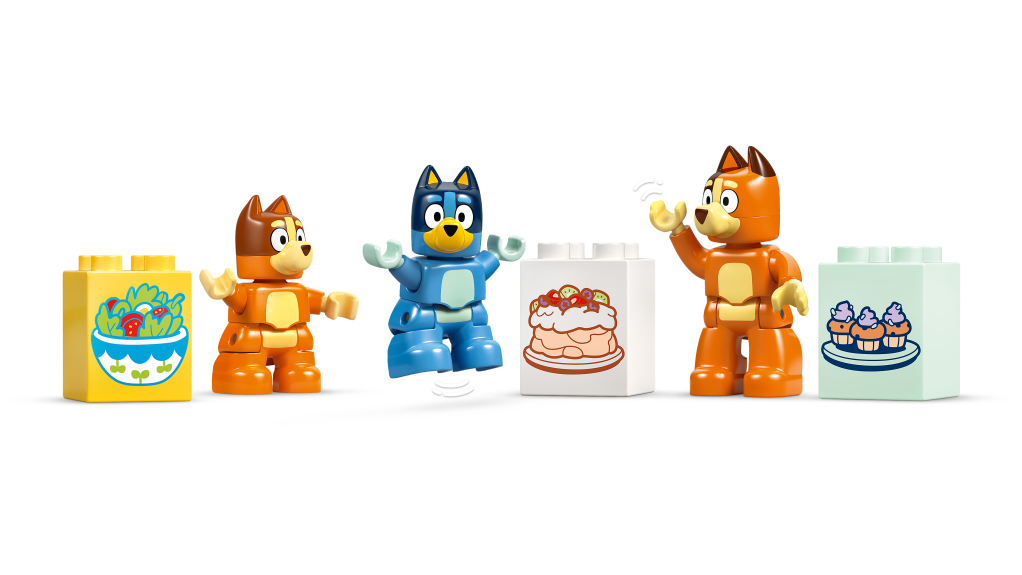 personnages LEGO DUPLO 10459 La maison de famille de Bluey et le jeu de mémoire