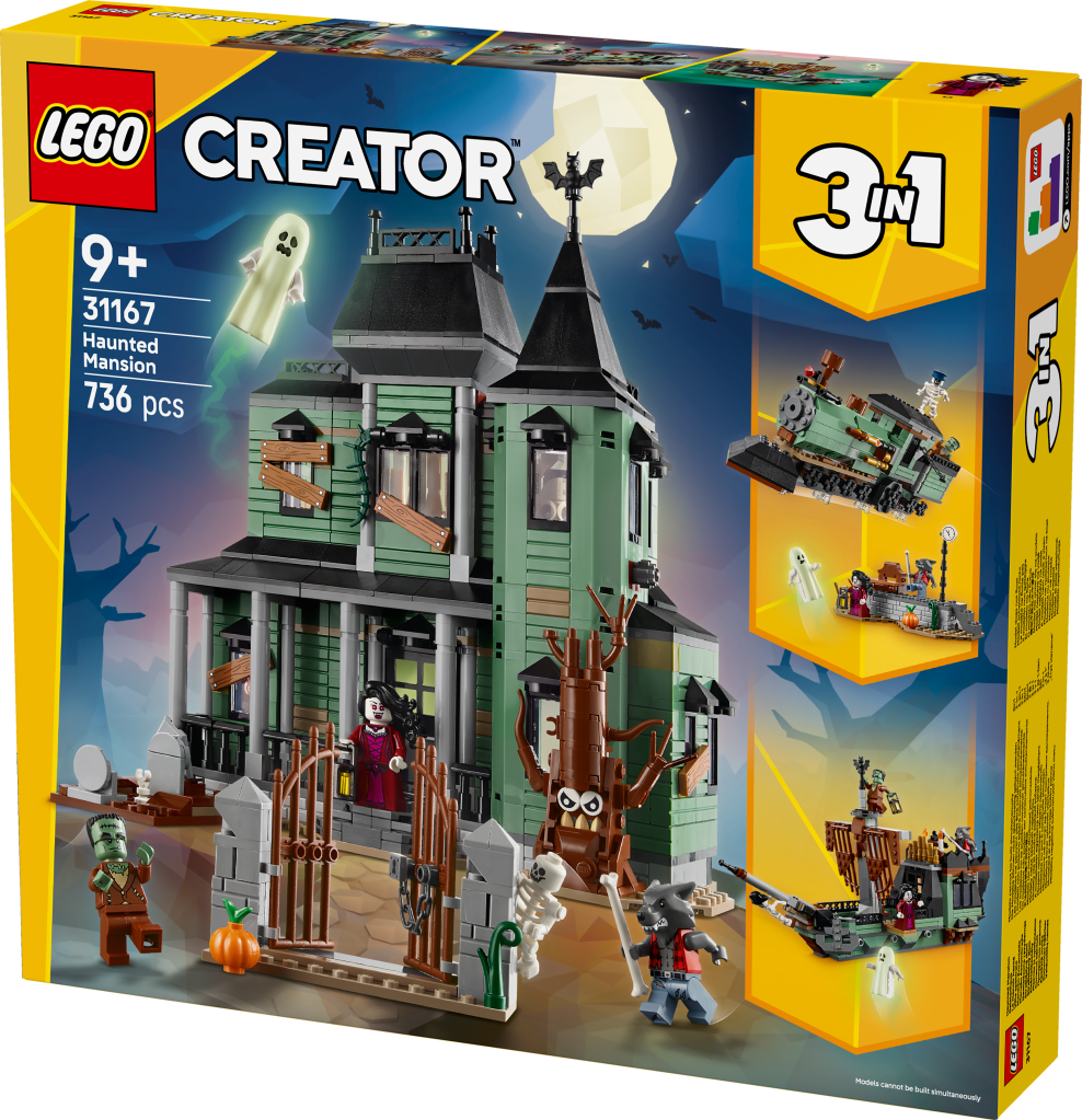 boîte LEGO Creator 3-en-1 31167 : Le Manoir Hanté
