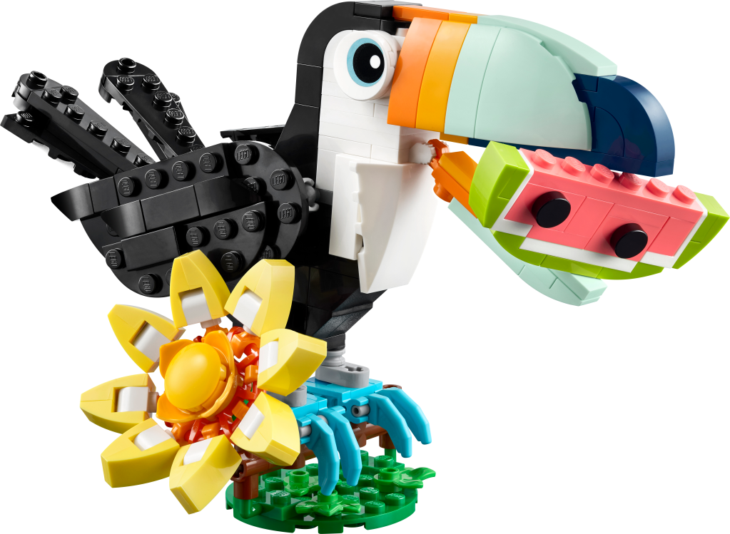 LEGO Creator 3-en-1 31173 : Animaux Sauvages – Le Toucan Tropical