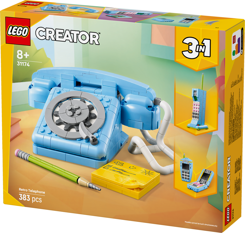 boîte LEGO Creator 3-en-1 31174 : Le Téléphone Rétro