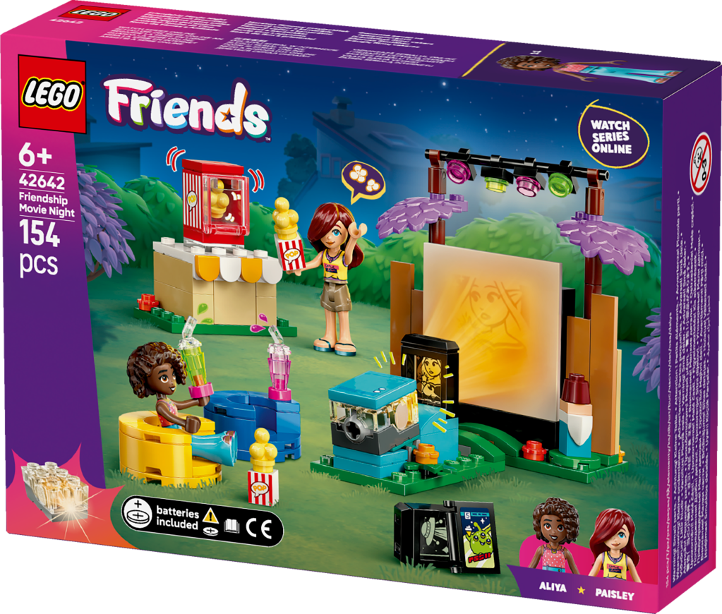 boîte LEGO Friends 42642 : Soirée cinéma entre amies
