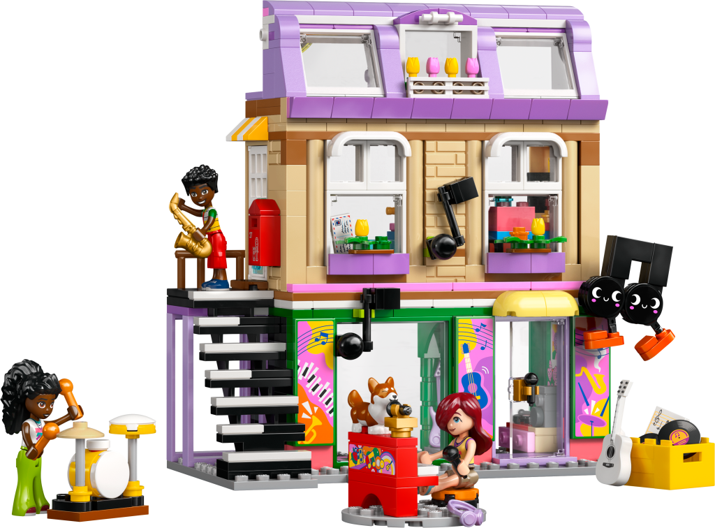 LEGO Friends 42653 : Le magasin de musique et l’appartement