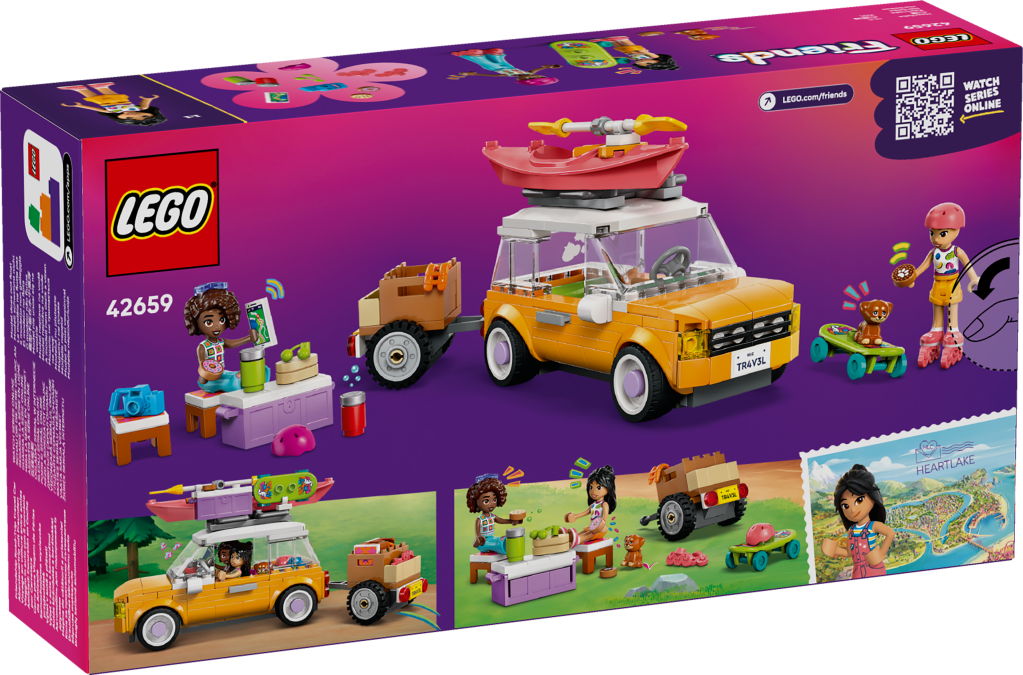 boîte LEGO Friends 42659 : Voyage en voiture entre amies