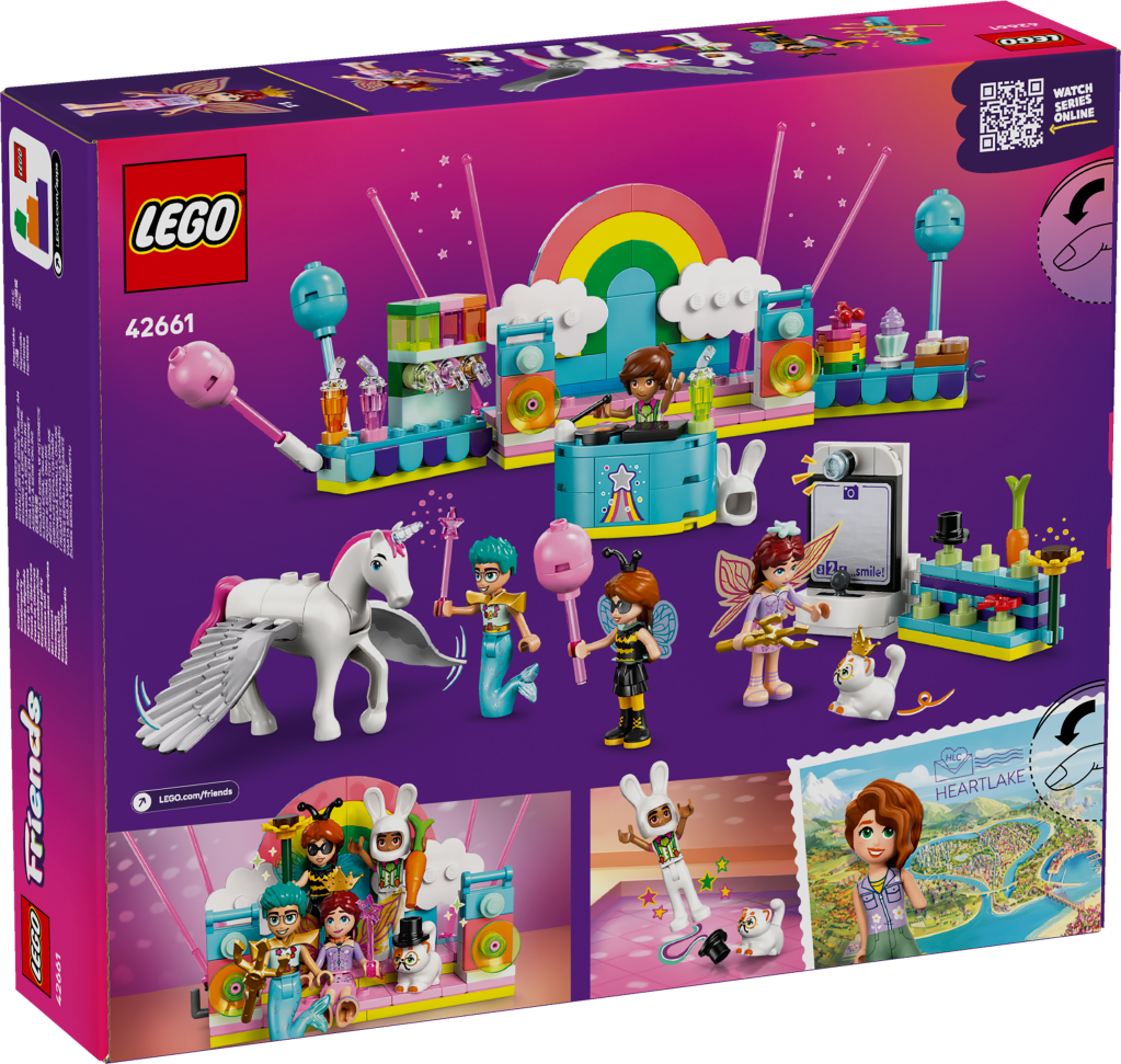 boîte LEGO Friends 42661 : Soirée déguisée avec une licorne et une fée