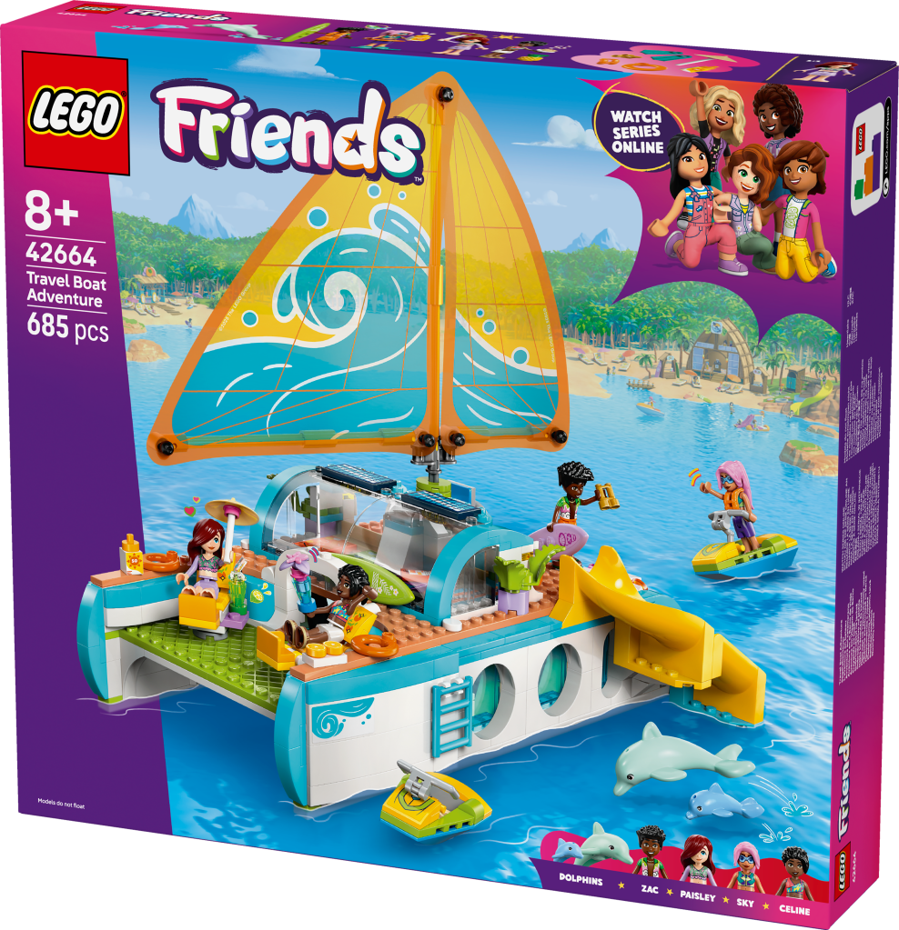 boîte LEGO Friends 42664 : L’aventure en bateau