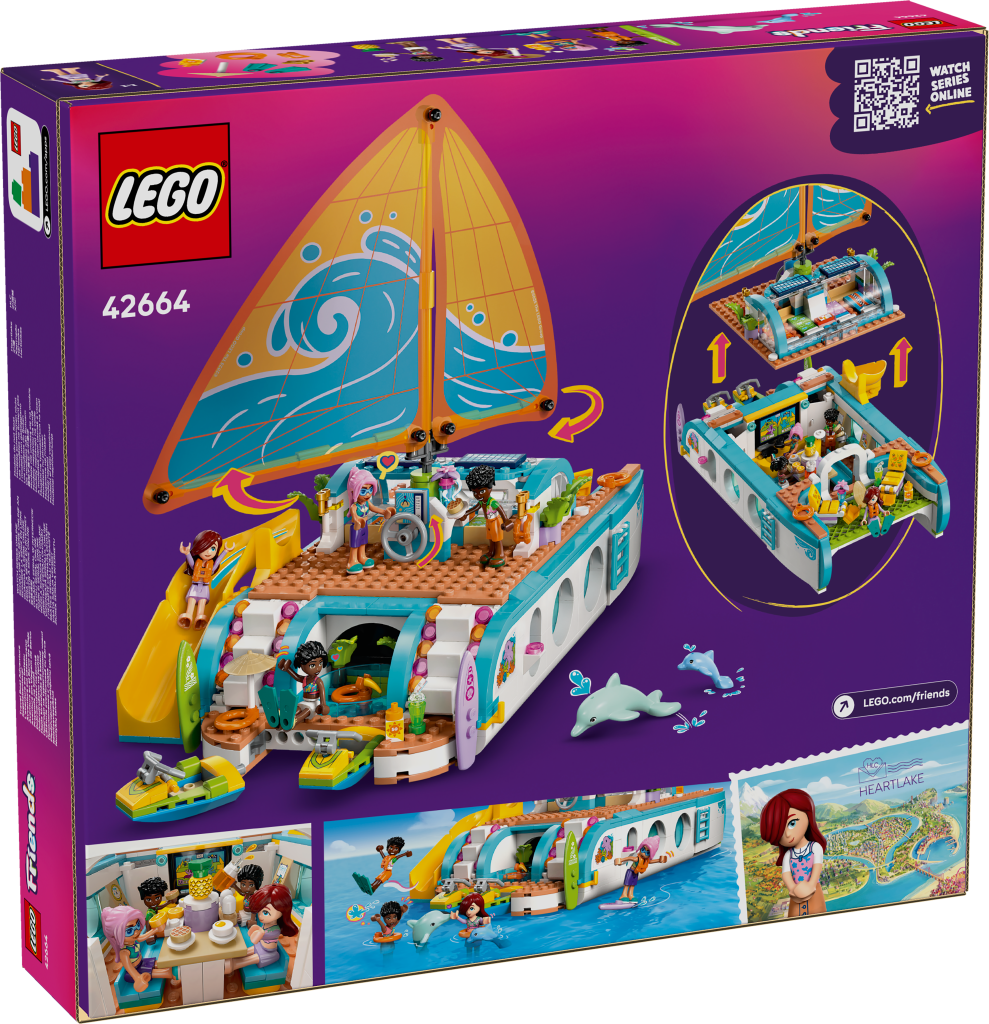 boîte LEGO Friends 42664 : L’aventure en bateau