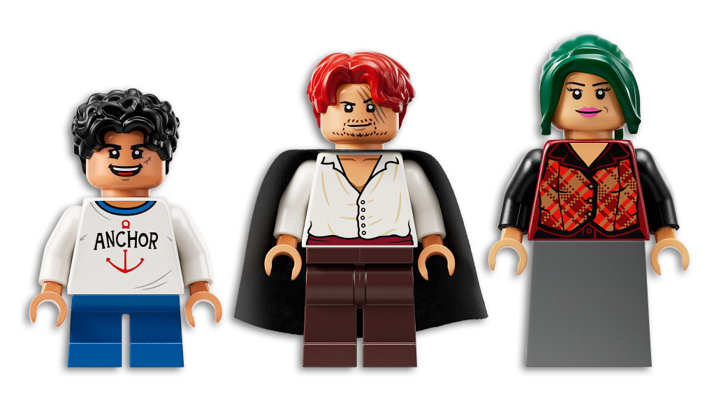 personnages LEGO 75636 Le bar du village de Fuchsia