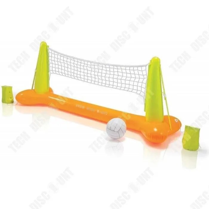 Beach-volley avec filet portatif
