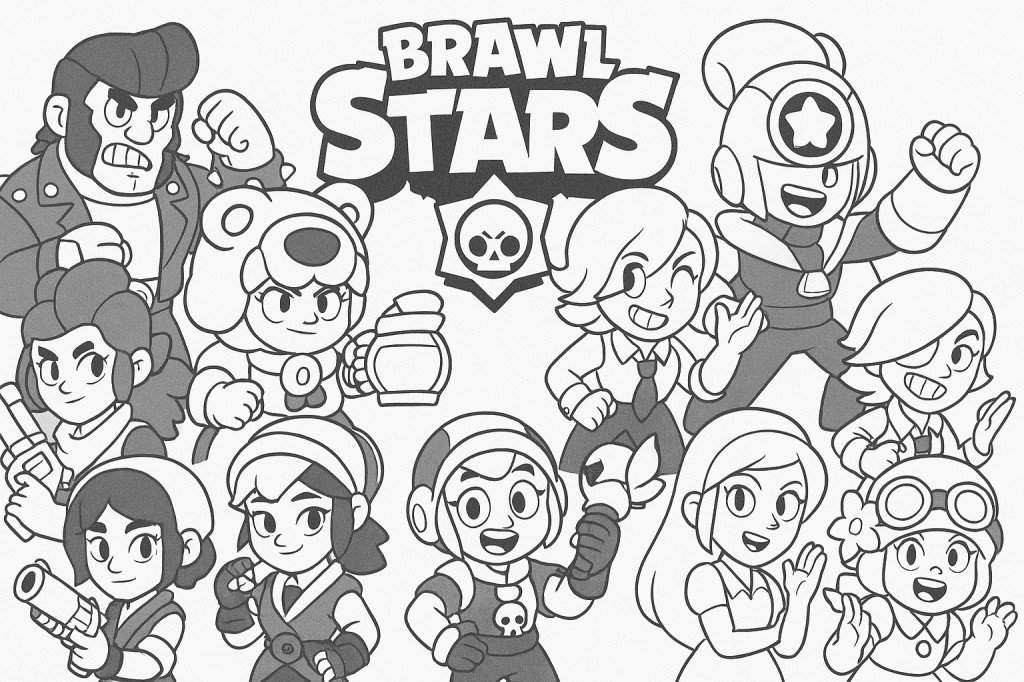 coloriage brawl stars