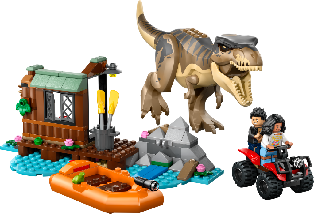 LEGO Jurassic World 76975 : Le T. rex et l’évasion sur la rivière