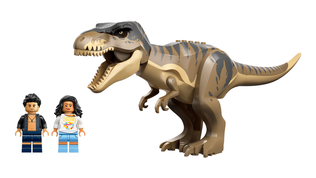 détails LEGO Jurassic World 76975 : Le T. rex et l’évasion sur la rivière
