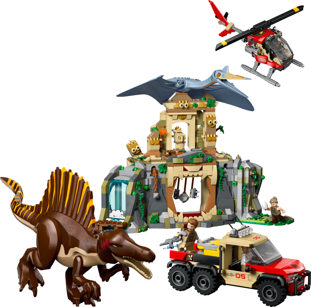 LEGO Jurassic World 76976 : Mission aérienne avec le spinosaure et le quetzalcoatlus