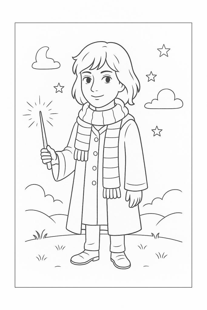 coloriage Harry Potter Ron