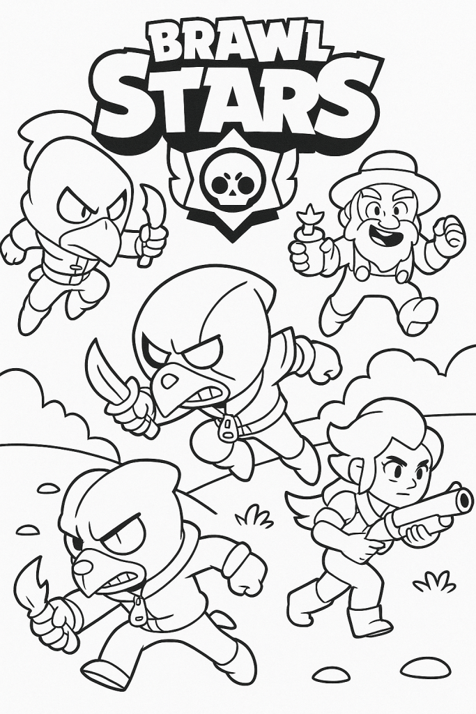 coloriage brawl stars