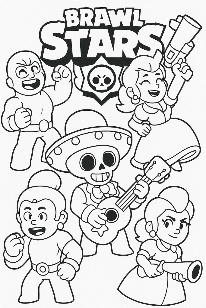 coloriage brawl stars