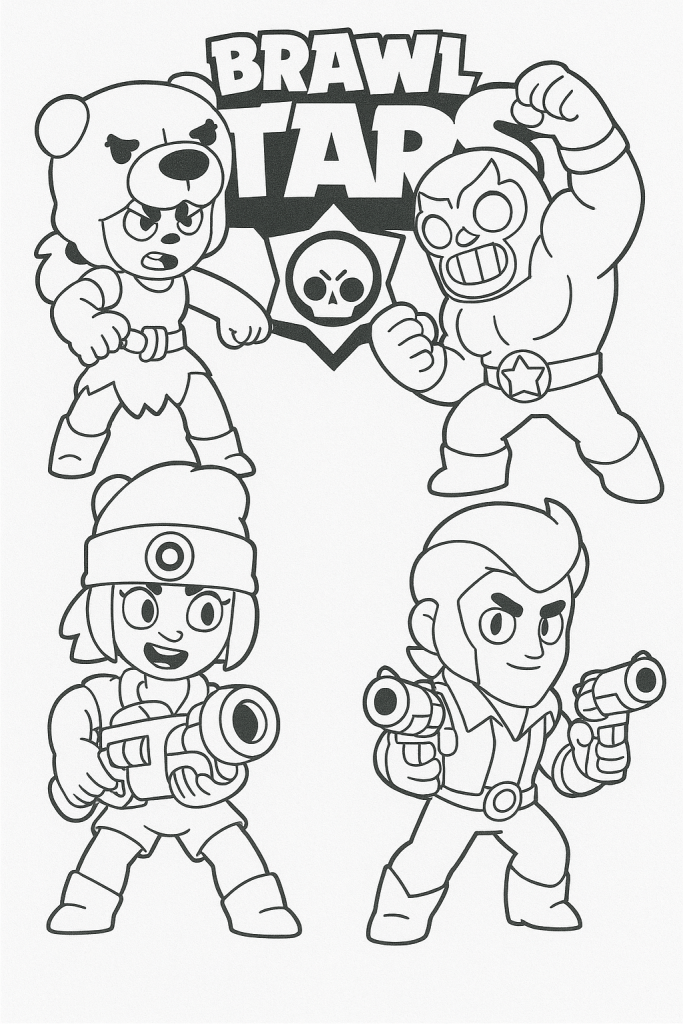 coloriage brawl stars