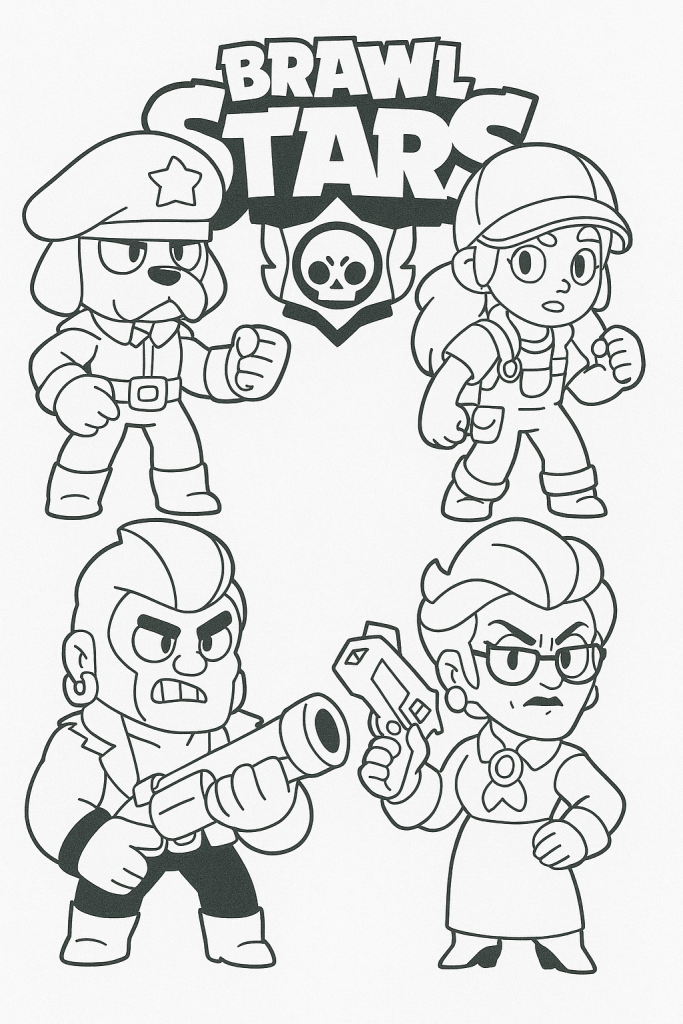 coloriage brawl stars