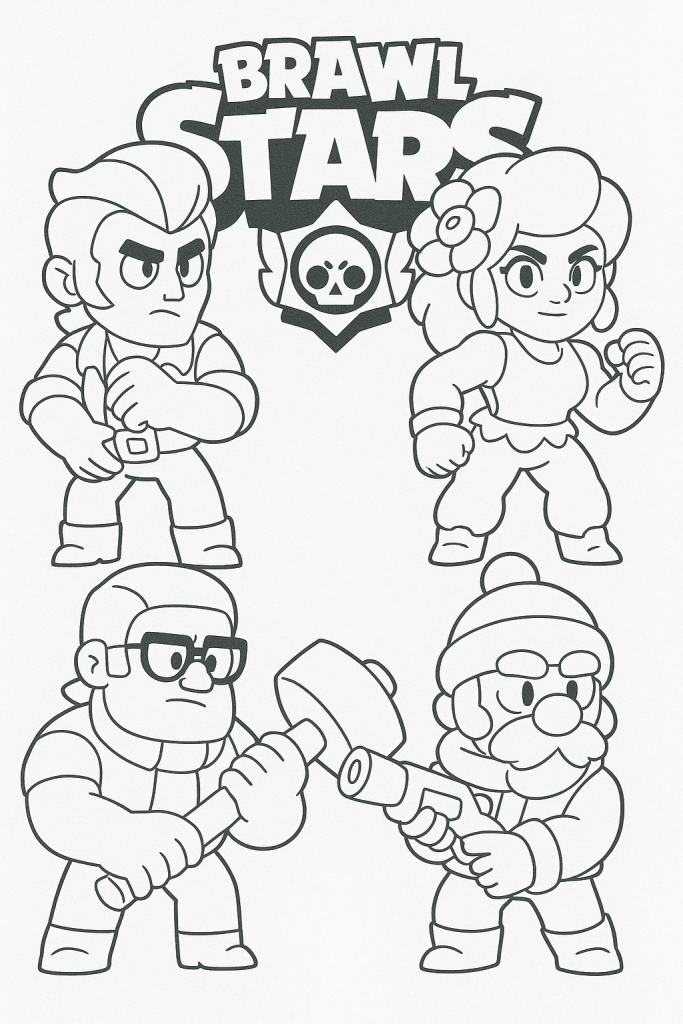 coloriage brawl stars