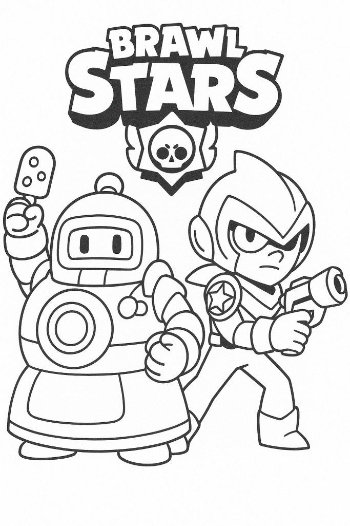 coloriage brawl stars