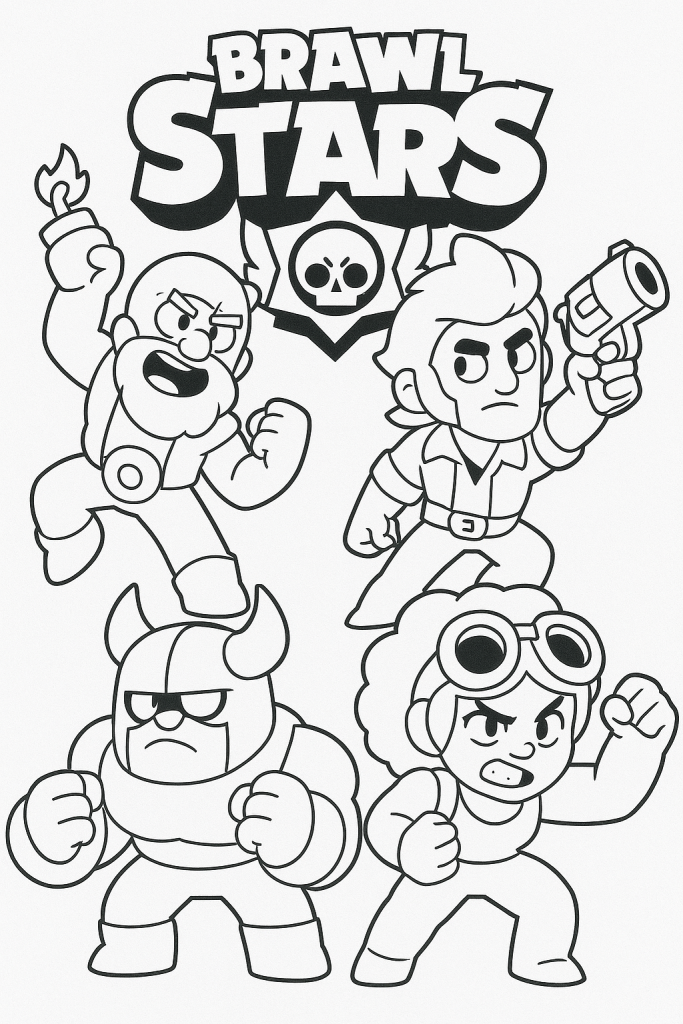 coloriage brawl stars
