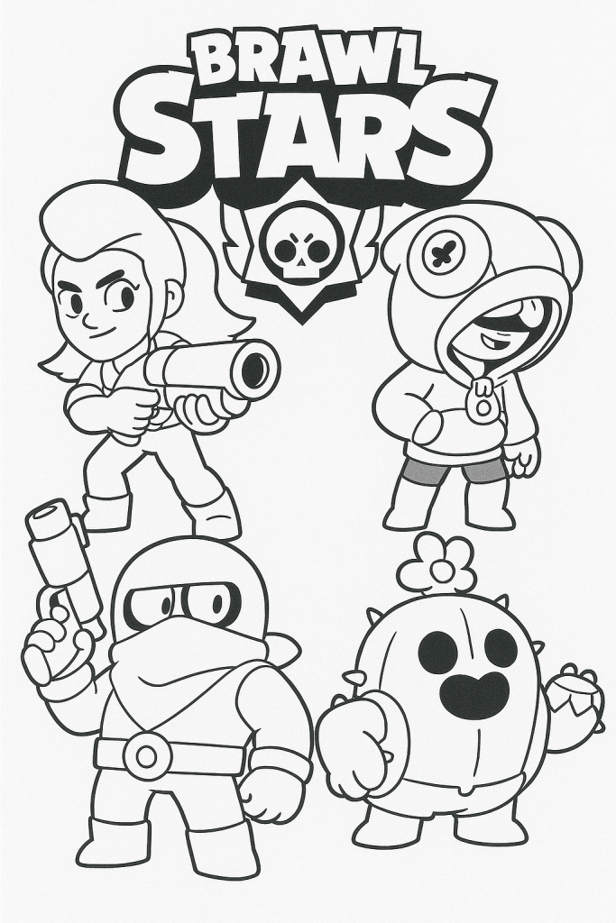 coloriage brawl stars