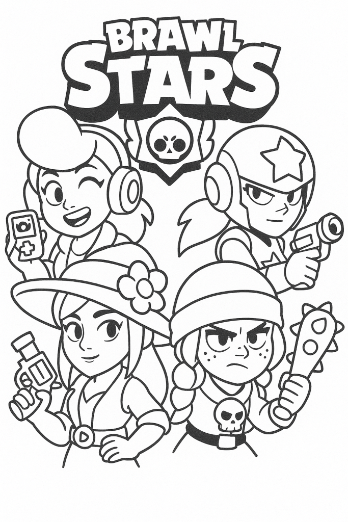 coloriage brawl stars