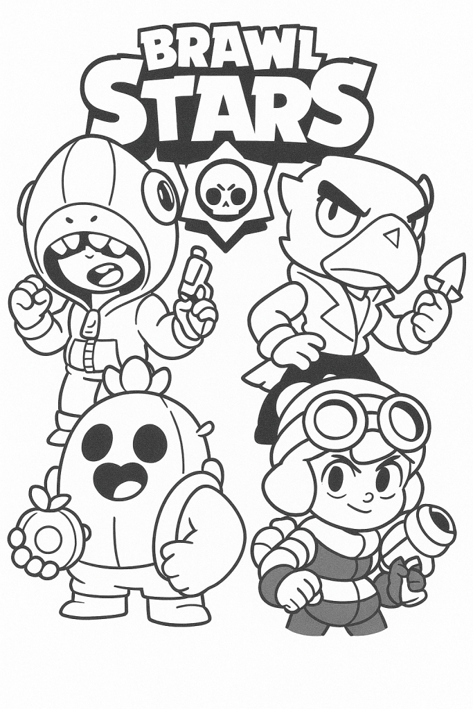 coloriage brawl stars