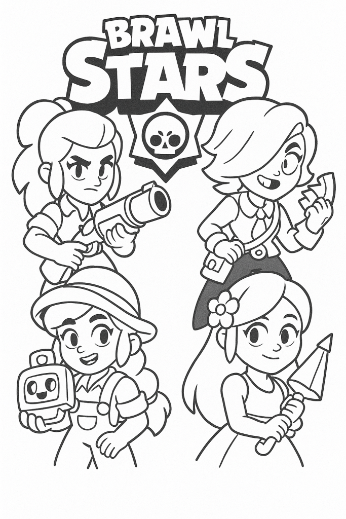 coloriage brawl stars