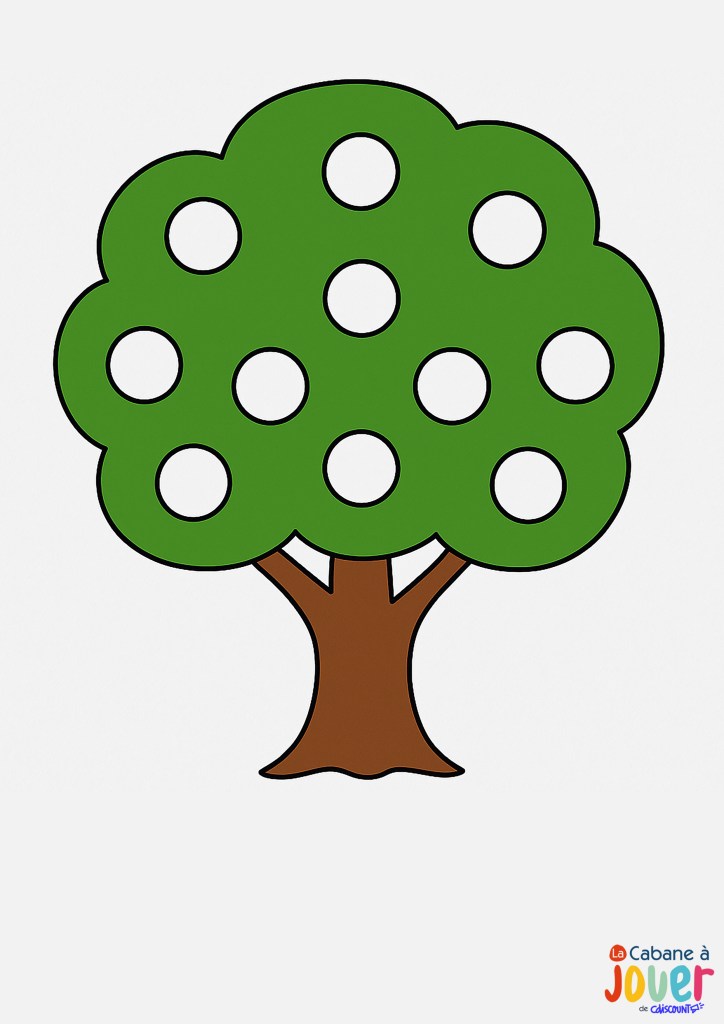 jeu du pommier à imprimer